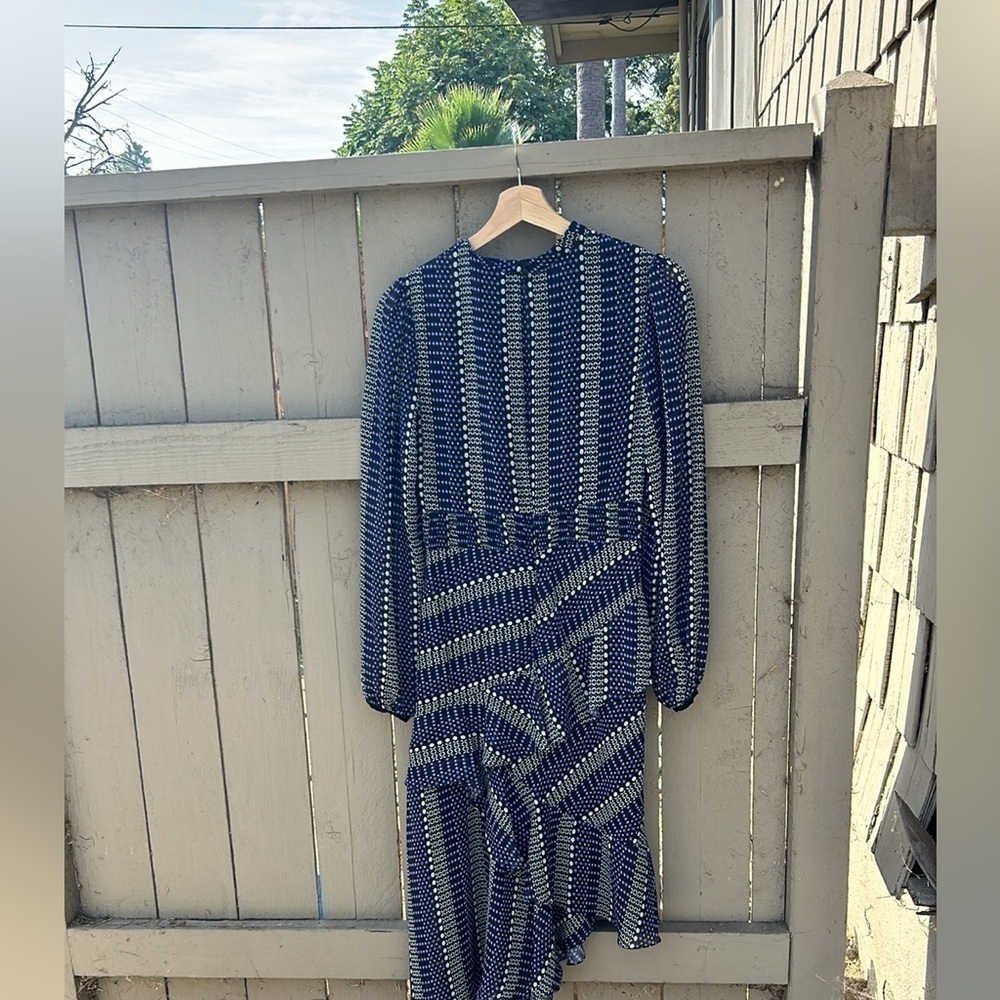 Three Floor Folktale Dress Cocktail Business Casual Contemporary Playful Sz 6 - Picture 9 of 11